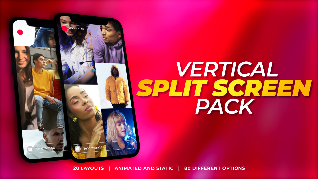 Vertical Split Screen Pack