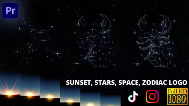 Dream Constellation – Space Logo Reveal | Premiere Pro