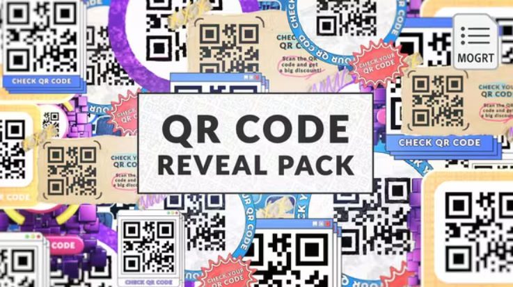QR Code Reveal Pack – MOGRT