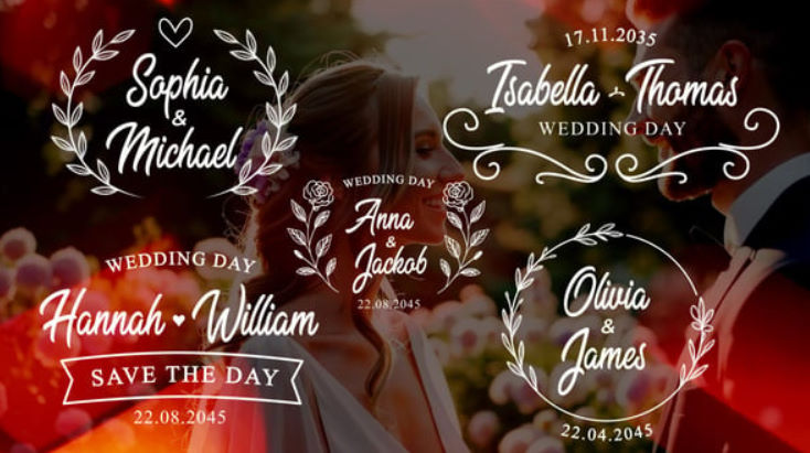 Wedding Titles Pack For Premiere Pro