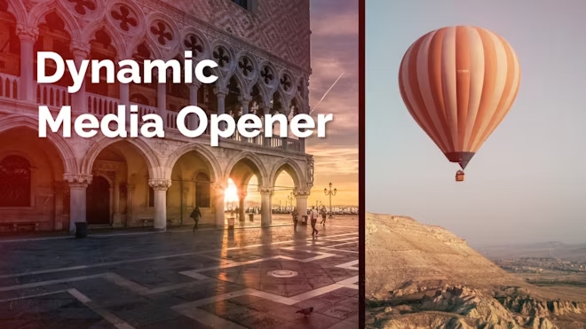 Multiscreen Trendy Media Opener