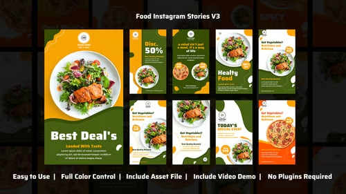 Food Stories on Instagram | Davinci Resolve