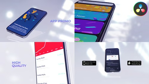 White presentation version of the application for DaVinci Resolve