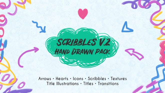 Scribbles V.2. Hand Drawn Pack
