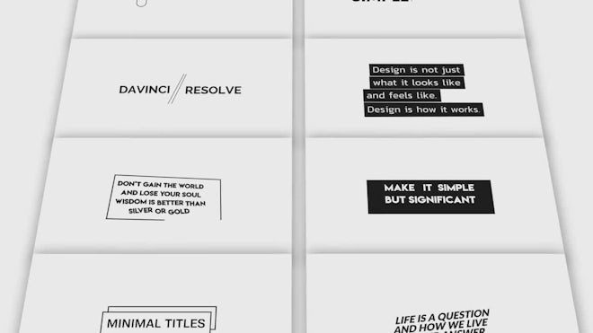 Clean Minimal Titles Vol.2