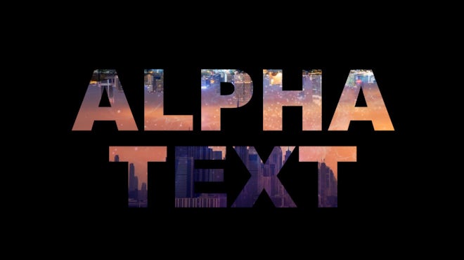 Alpha Text