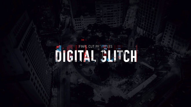 Titles Animator - Digital Glitch