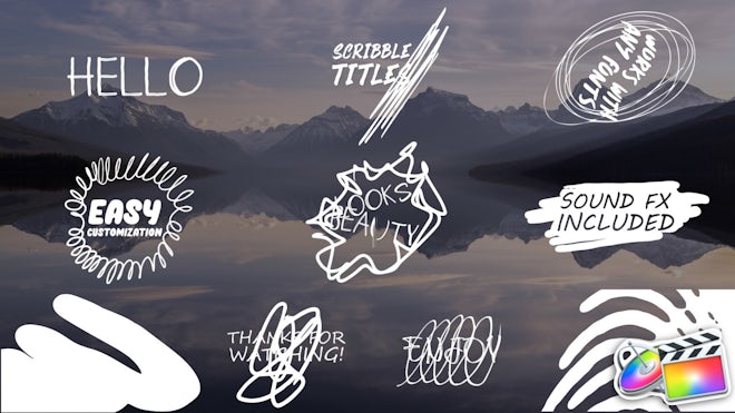 Cartoon Scribble Titles