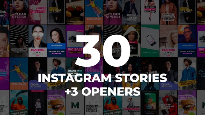30 Instagram Stories Pack