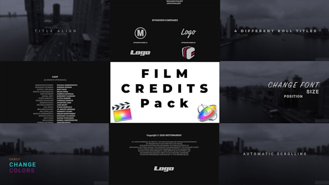 Film Credits Pack