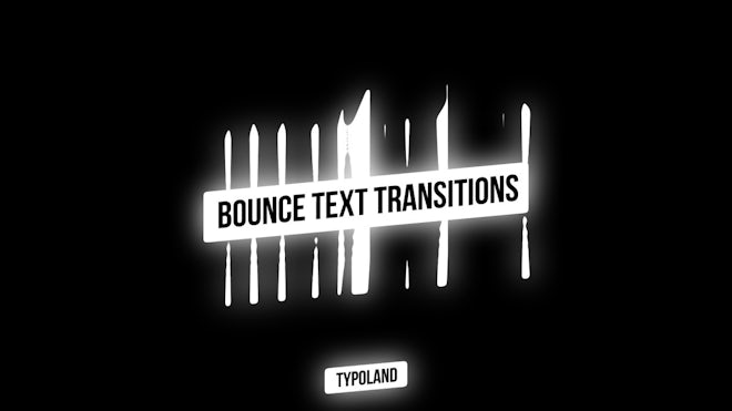 50 Bounce Text Transitions