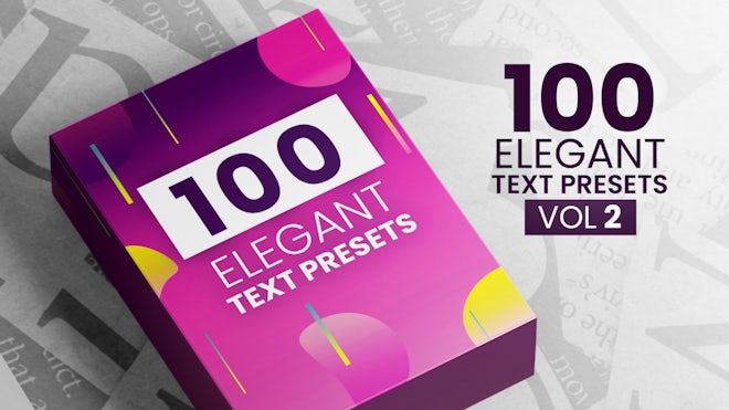 Elegant Text Presets Vol2
