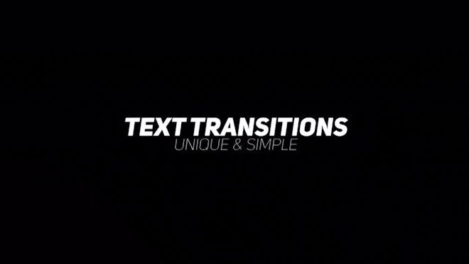 Scale Text Transitions