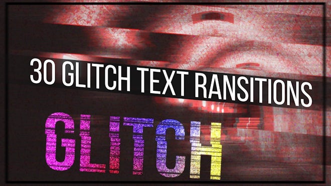 Glitch Text Transitions