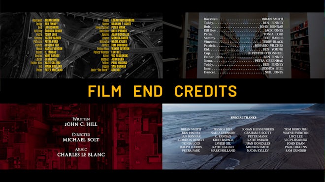 Film End Credits