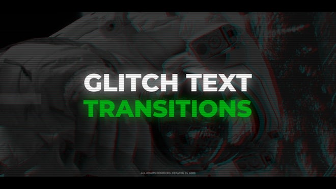 Glitch Text Transitions