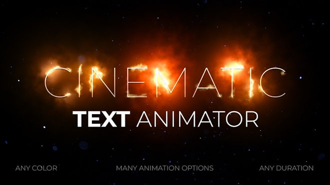 Cinematic Titles Animator