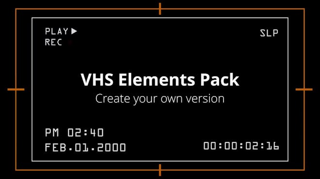 VHS Elements Pack