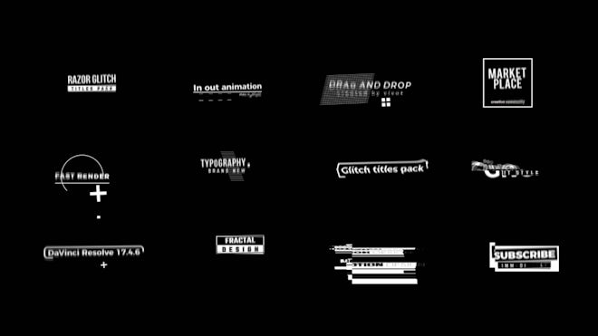Razor Glitch Titles