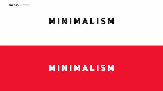 Dynamic Typography Titles