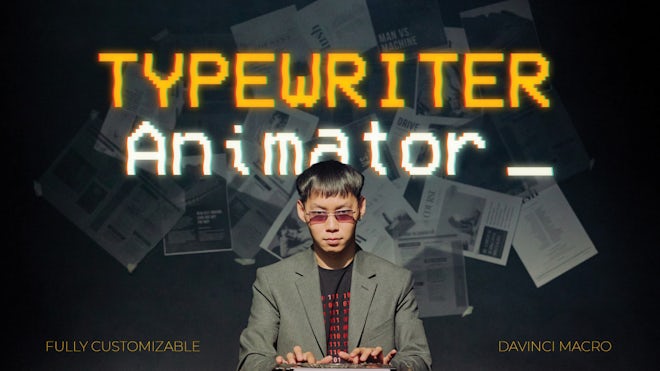 VHS Typewriter Animator
