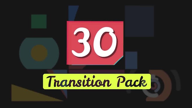 30 Shapes Transition Presets Pack