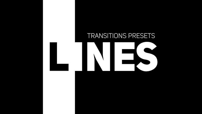 Line Transitions Presets