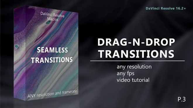 Drag-N-Drop Seamless Transitions Pack 3