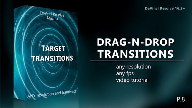 Drag-N-Drop Target Transitions Pack 8