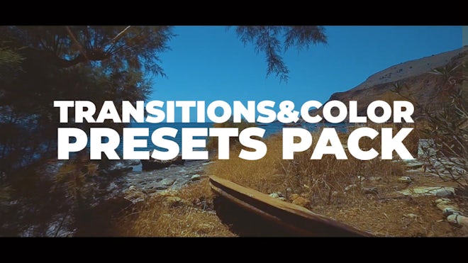 Transitions & Color Presets Pack