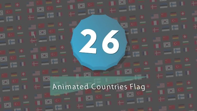 Infographics: 26 Countries Flag V1