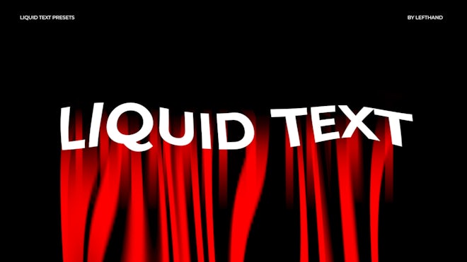 Liquid Text Animator