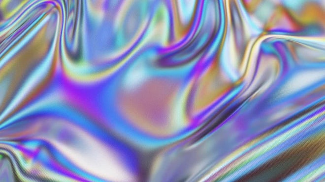 Textured Iridescent Fabric Background