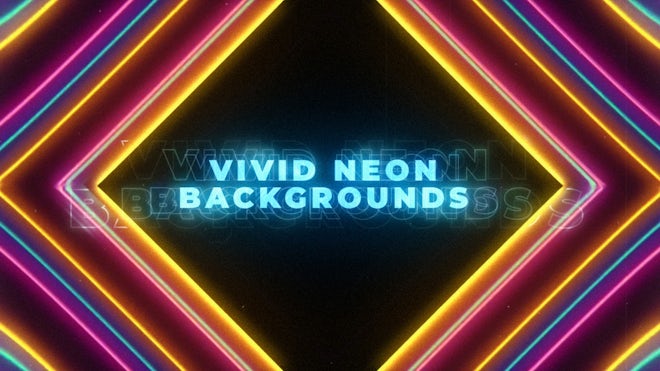 Vivid Neon Backgrounds