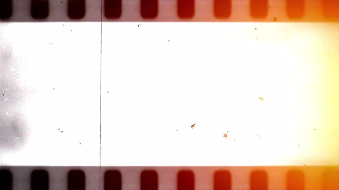 Vintage Film Running In Loop