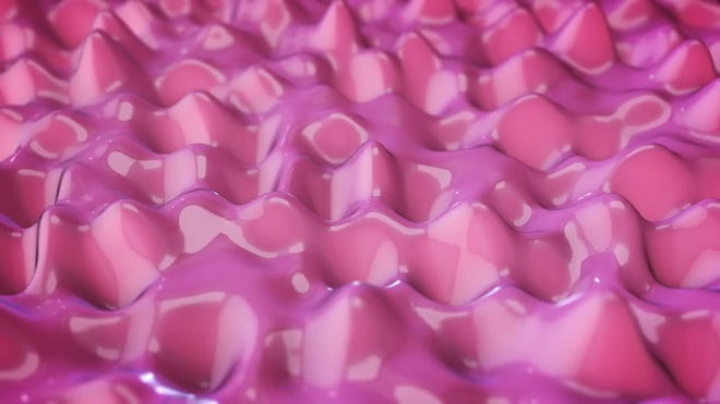 Pink Metal Liquid Background