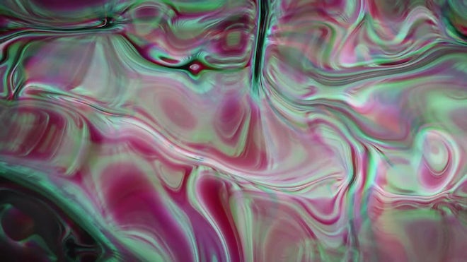 Chaotic Color Patterns On Defocused Surface