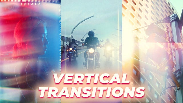 Pack Of 50 Vertical Retro Transitions