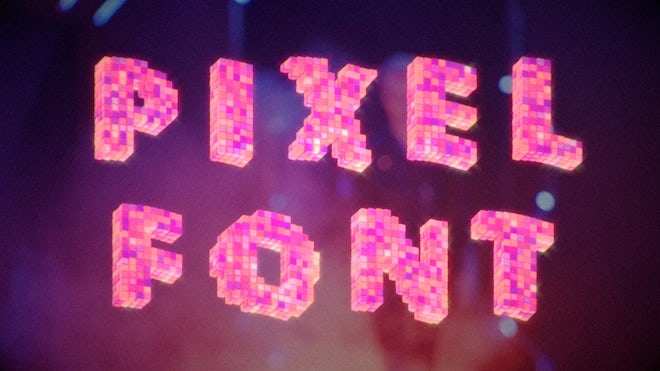 Pack Of 43 Cubic Pixel Font Typefaces On Alpha Loop