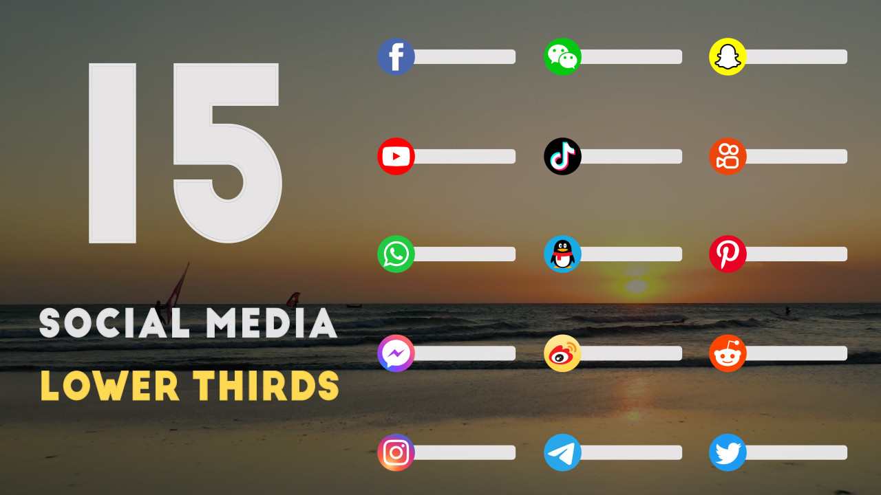 Social Media Lower Thirds
