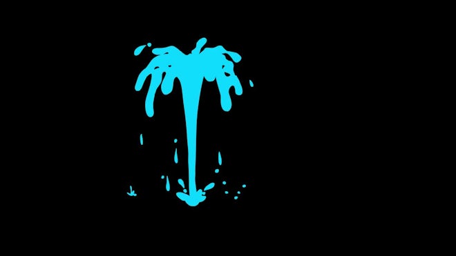 Cartoon Liquid Splash Elements Pack