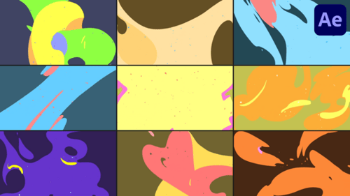Abstract Colorful Seamless Transitions | After Effects